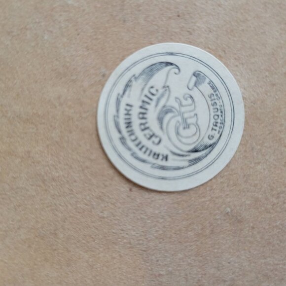 Ceramic Wall Art Tile With Red Hibiscus Flower Design By Kt Ceramic Khurja 6" X - Picture 3 of 4